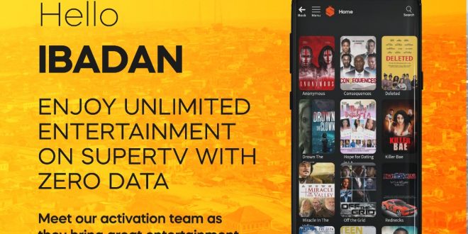 SuperTV Storms Ibadan with Exciting ‘Zero Data’ App Download Campaign